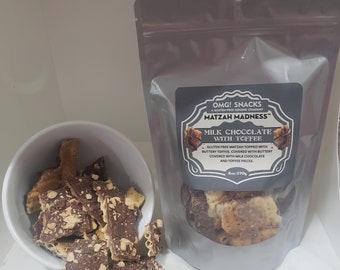 Matzah Madness™ Milk Chocolate with Toffee Pieces