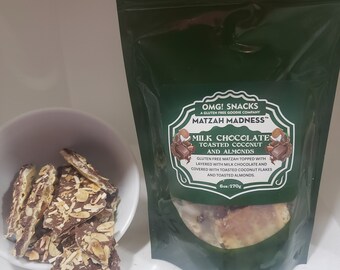 Matzah Madness®   Milk Chocolate with Toasted Coconut & Almonds