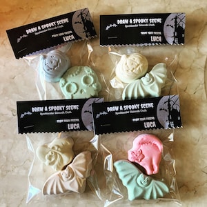 Halloween Sidewalk Chalk Favors: Allergy-Friendly Trick or Treat Goody Bags
