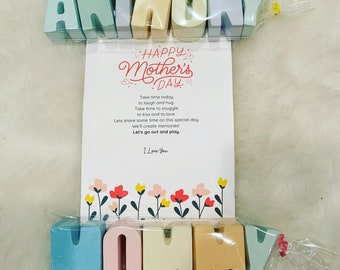 Custom mothers day gift for mom Mother’s Day gift Mommy and Me mom gift Mothers Day activity sidewalk chalk set Toddler Mom Gift