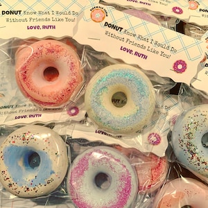 DONUT Sidewalk Chalk Kids Favors for Classmate Gift Allergy Friendly Class Favors Donut Chalk Creative Kids End of Year Gift Back to School
