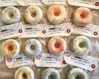 Donut Sidewalk Chalk: Back to School Party Favors