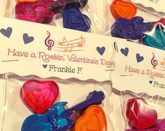 Kids Music Valentines Music Class gifts for Music students Guitar favors for music lovers gift from teacher music themed favors End of Year