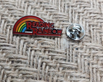 Reading Rainbow Enamel Pin