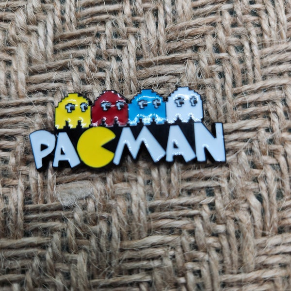 Pac-Man Arcade Enamel Pin, 80s Video Games, 80s Nostalgia