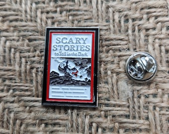Scary Stories to Tell in the Dark Enamel Pin | Spooky Book Lapel Pin | Horror Book Pin | Enamel Pin | Gift for Book Lover