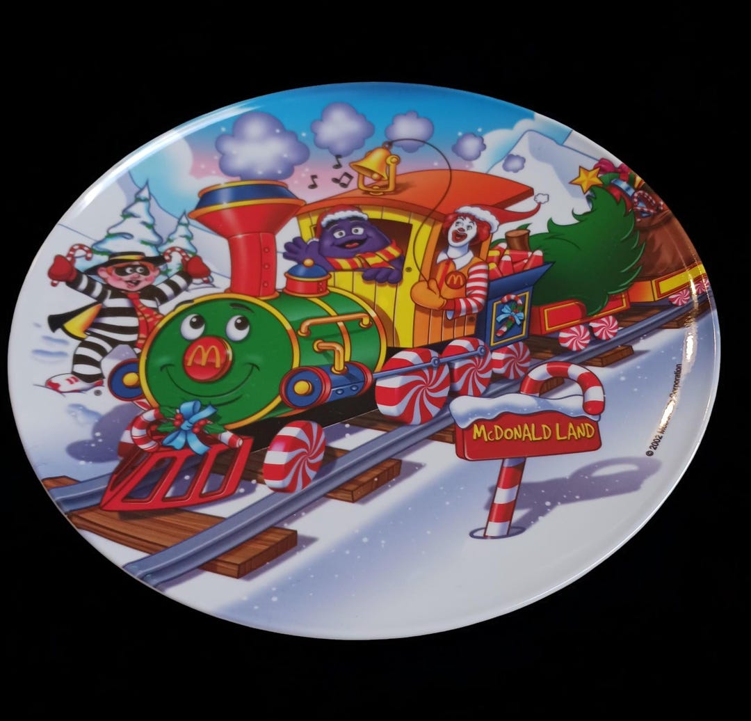 Macdonalds Ronald, Hamburglar and Grimace 2002 Christmas Train