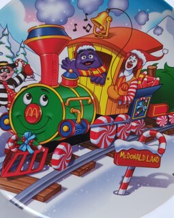 Macdonalds Ronald, Hamburglar and Grimace 2002 Christmas Train