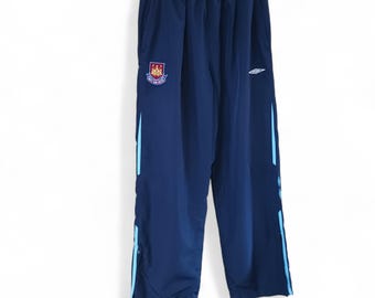 Vintage West Ham United Umbro Trainingshose XXL - Anfang 2000er Jahre Football Fußball Jogger