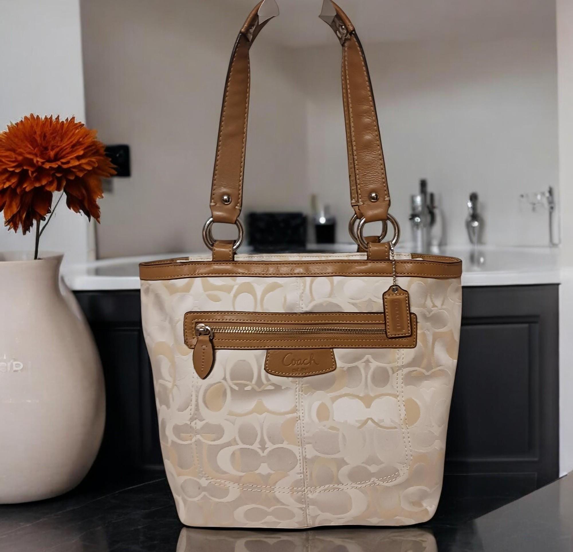 Brown Coach Tote - Etsy Canada