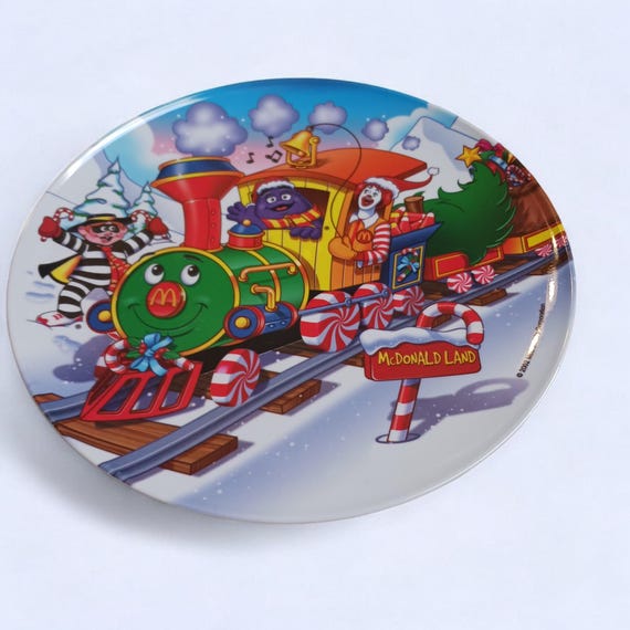 Macdonalds Ronald, Hamburglar and Grimace 2002 Christmas Train