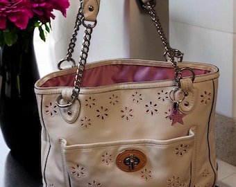 バッグ Coach llic pink Poppy Shoulder Bag Coach Poppy Pink Canvas Shoulder Bag Purse | eBay