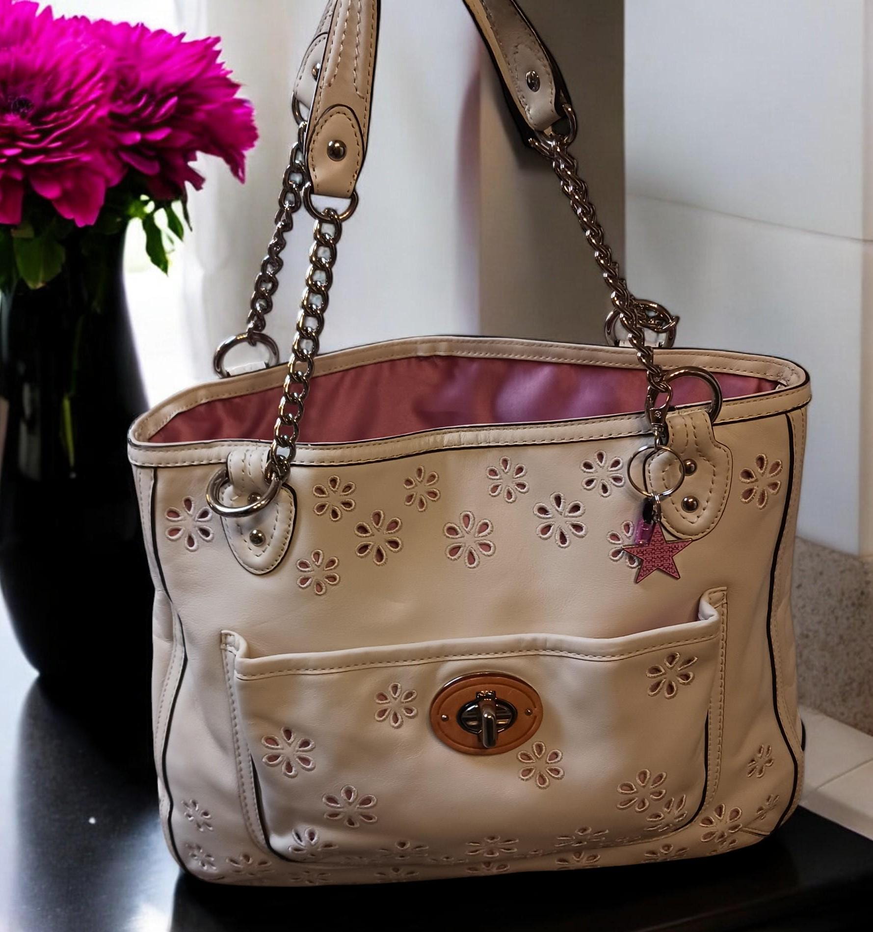 Vintage Coach Bags With Flower - Etsy