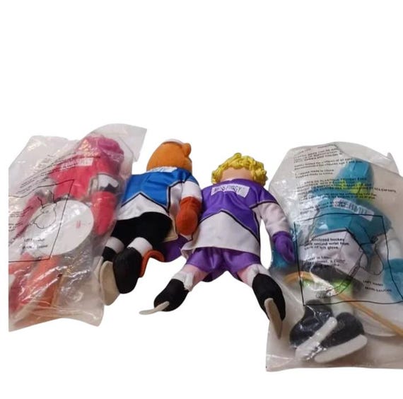 Vintage 1995 Muppets NHL Hockey Plush Set: Mcdonald's Collectibles
