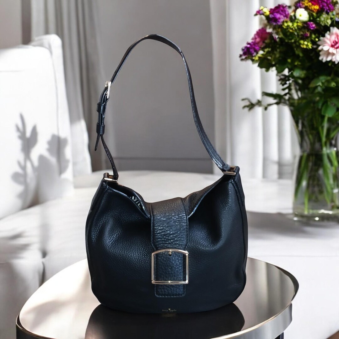 Kate spade black hobo hotsell