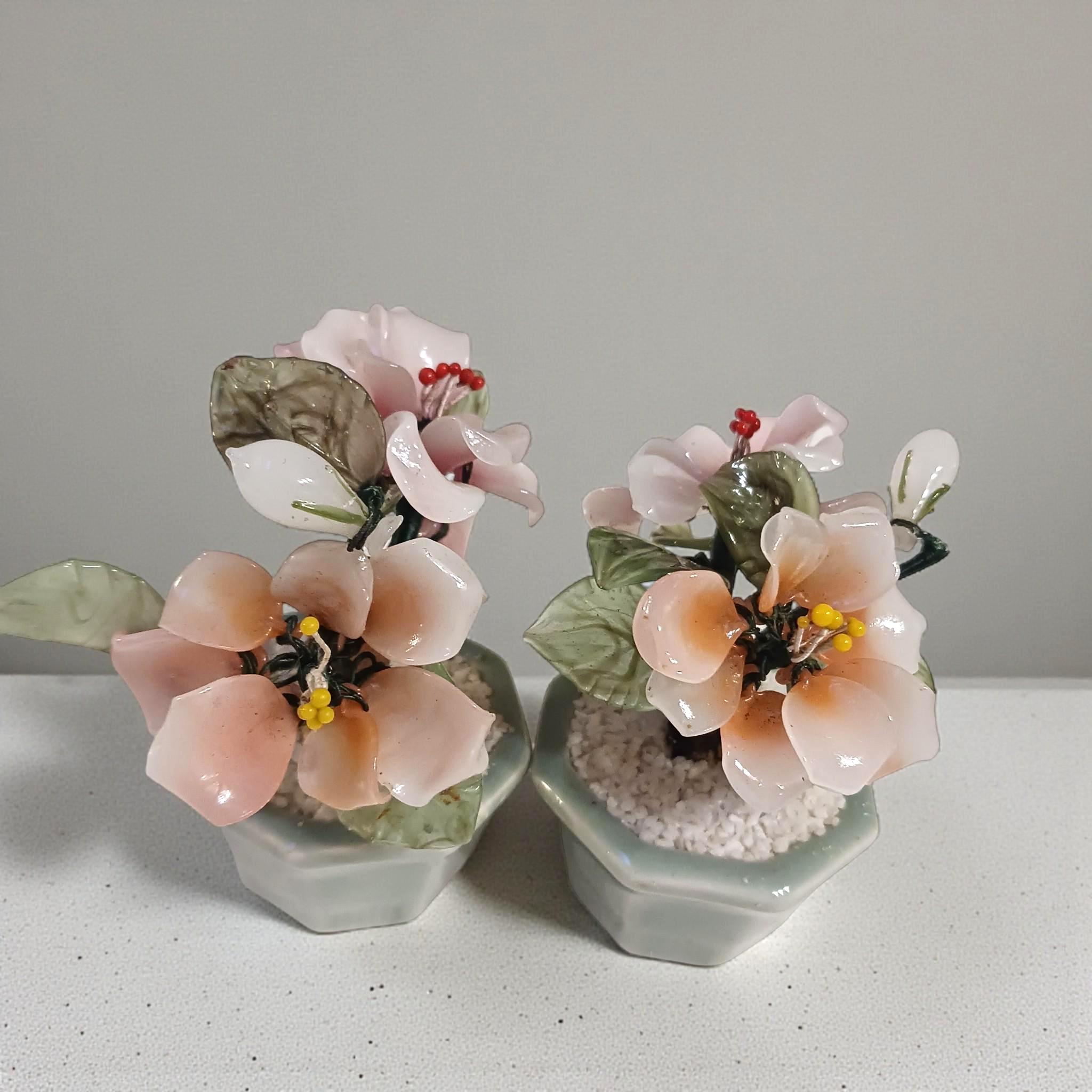 Asian Glass Flower Arrangements - Etsy
