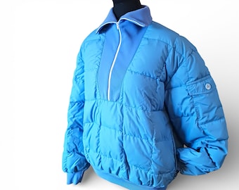 メンズ 80-90s Eddie Bauer Nylon JKT BLK×Emerald