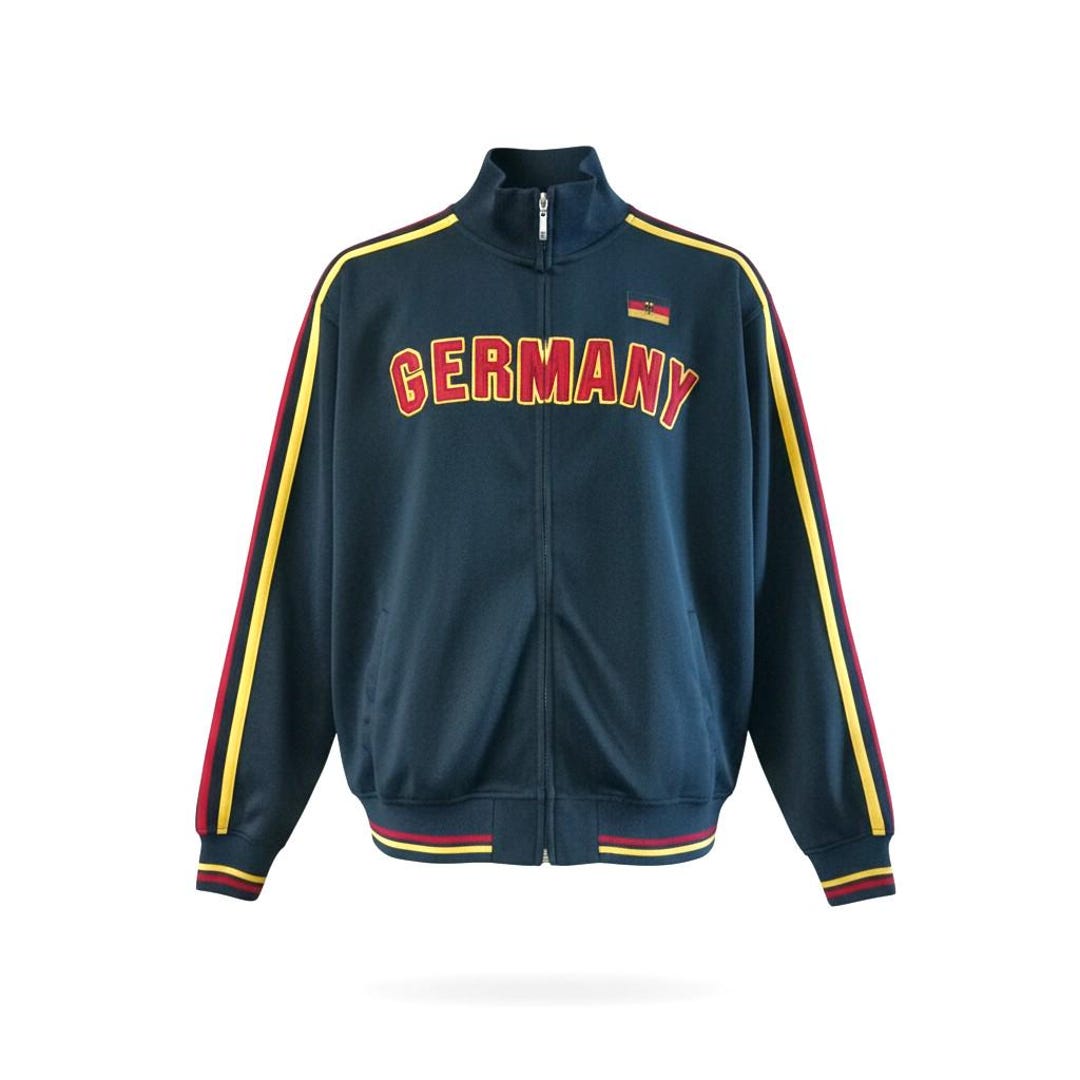 Vintage Germany Soccer Track Jacket World Soccer Y2K Full Zip Size