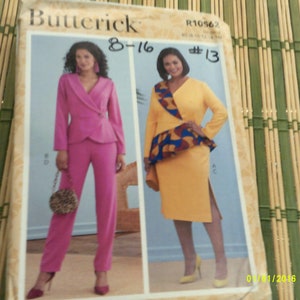 Giacca da donna Butterick, gonna e top pattern. R10562 Taglia 8-16