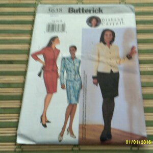 Butterick 3638 Miss giacca e gonna Diahann Carroll Pattern. Taglia 14-18