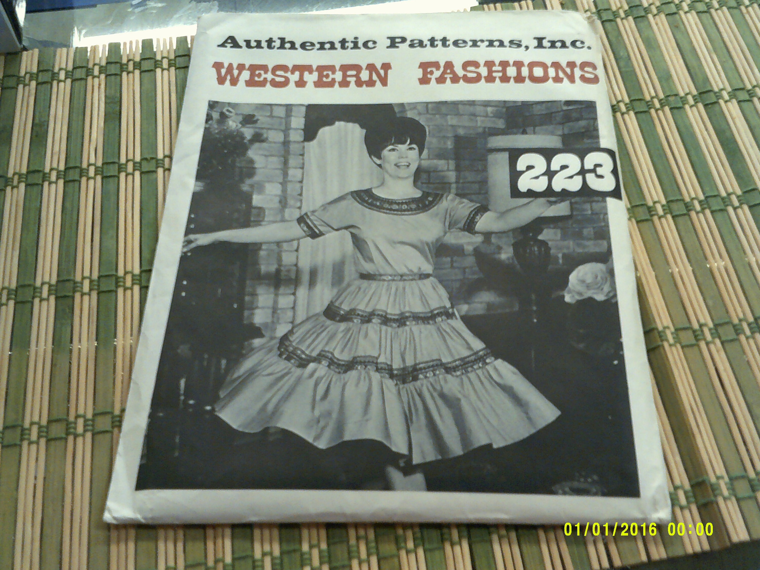 Authentic Patterns Inc. Western Fashion Pattern 223 Ladies Etsy