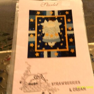 Starlet Angel Wallhanging Mini Quilt Pattern by Strawberries and Cream