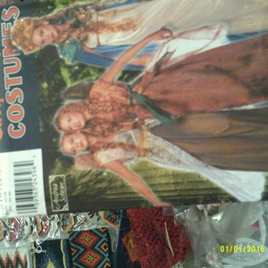 Simplicity Costume Pattern 9454 Womens Fairy Costume. Siz 6-12
