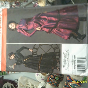 Simplicity 2207 Womens western outfit costume pattern. Size 6-12