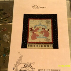 Chimes Angel Wallhanging Mini Quilt Pattern by Strawberries & Cream