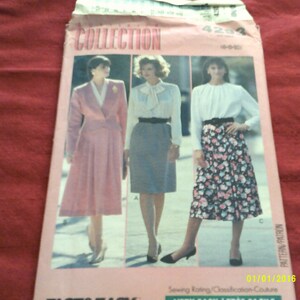 Butterick 4293 Manca il modello di gonna. Taglia 6-10