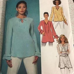 Butterick blouse pattern B4133. Size XS, S, M