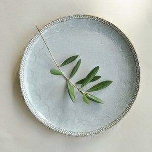 Handmade ceramic serving plate / Dinner plate / Dessert plate