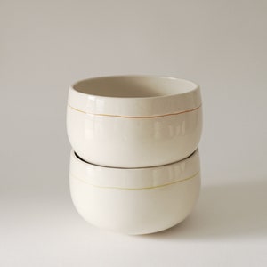 Handmade ceramic bowls set image 3