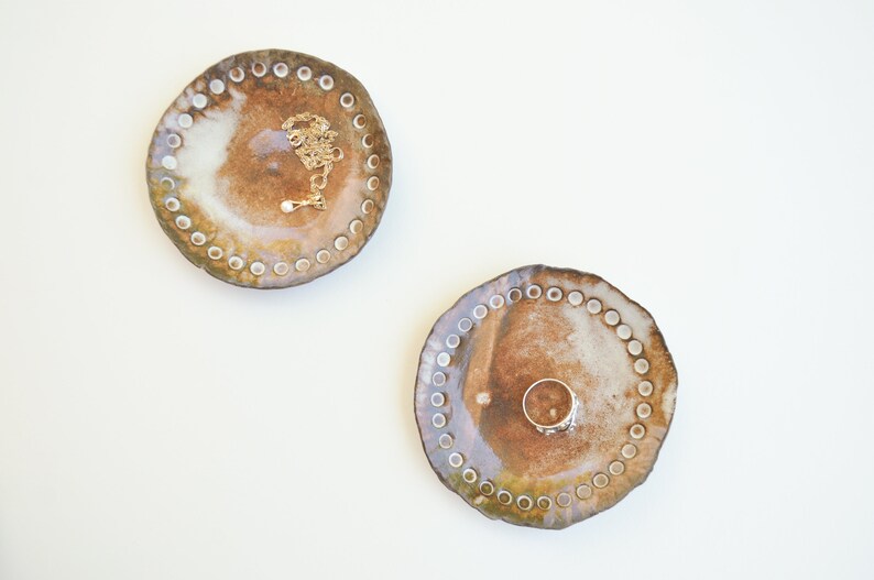 Handmade Ceramic Ring Plate / Ready to ship image 2