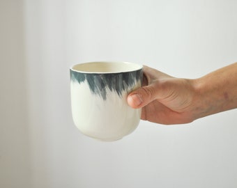 Handmade ceramic tumbler / Modern ceramic cup