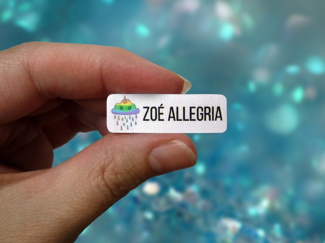 Iron on Labels Name Tag Clothing Label Kid Kids / Laundry Safe / School