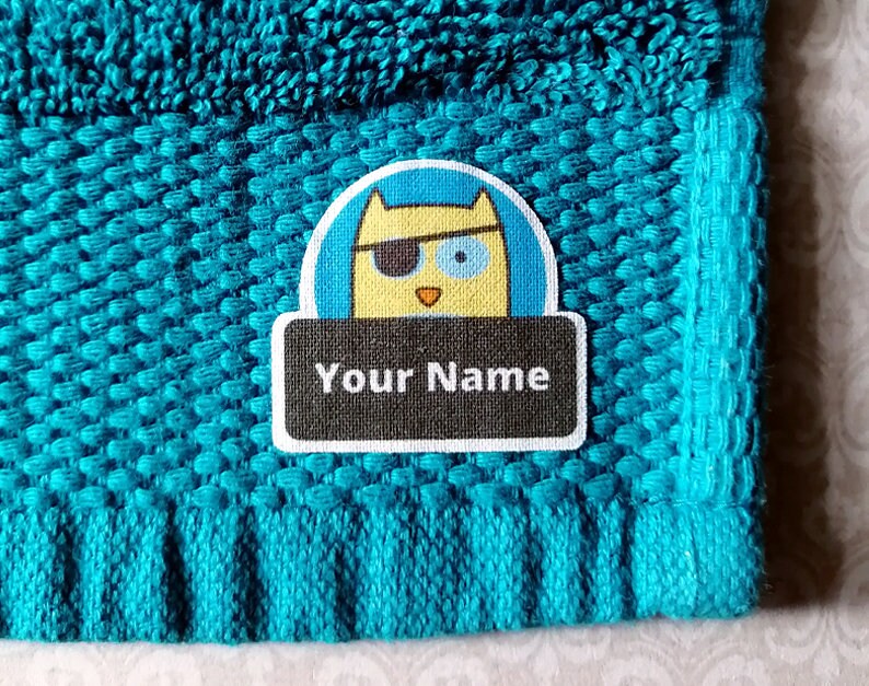 Iron On Labels Clothing Name tags Camp Daycare School Daycamp Etsy