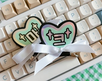 Verde pastel: mini pinzas para el pelo o diademas con sesgo Kpop