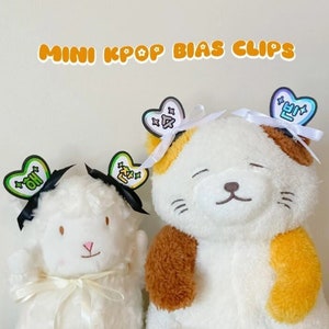Mini Kpop Bias Haarspangen und Stirnband