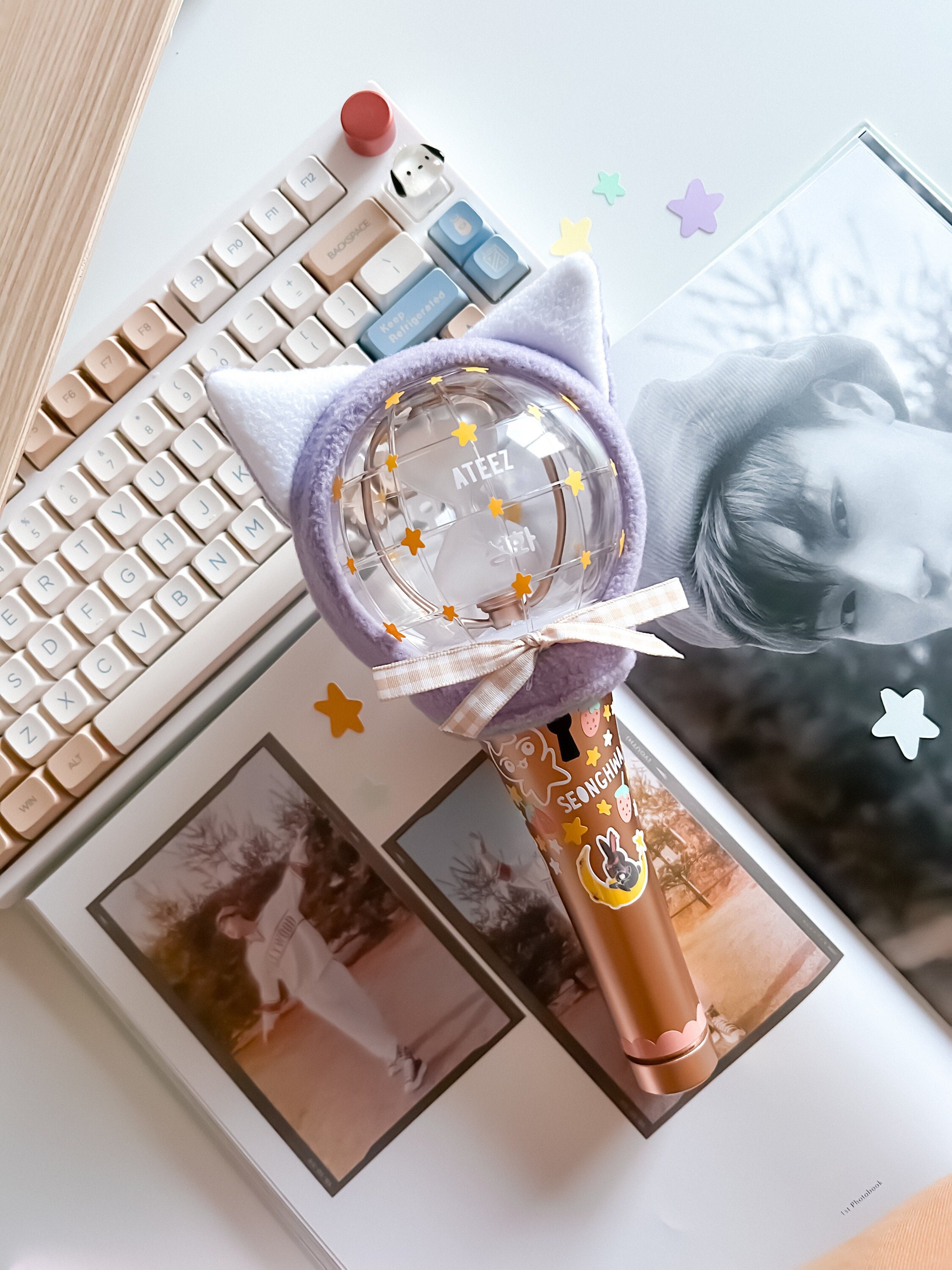 Ateez Aniteez San Sandeoki Inspired Lightstick Cover - Lightiny