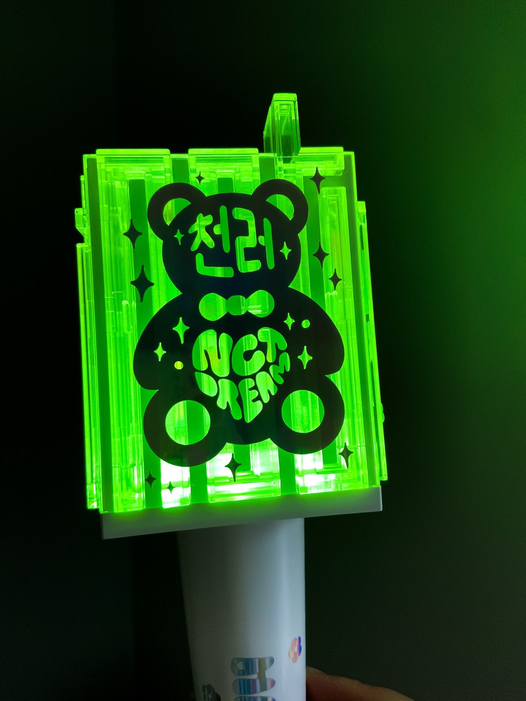 NCT Dream Bear Lightstick Vinyl Decal Sticker Neobong Kpop Etsy