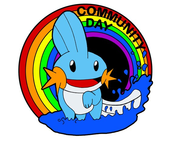 Mudkip Enamel Pin Pokemon Go Community Day July 2019