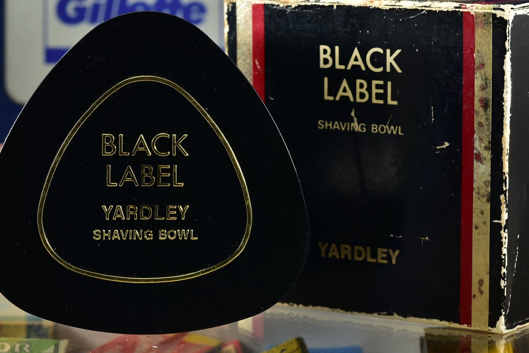 Very Rare NOS Unused Yardley Black Label Shaving Soap in Etsy