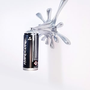 Hardcore Splash Spraycan Graffiti Sculpture
