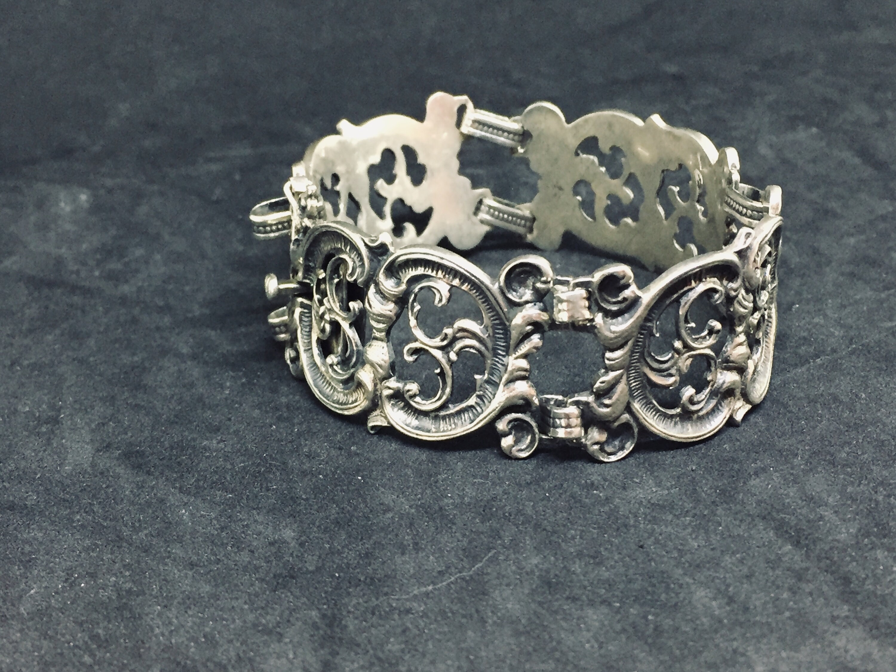BAS Silver 925 60's Very Rare Mark Bracelet Perfect BAS Silver 925 60's Very Rare Mark Bracelet Perfect