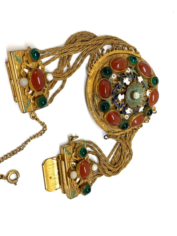 Hobè Hobe Austro Hungarian amazing enamel and cornelian Etsy