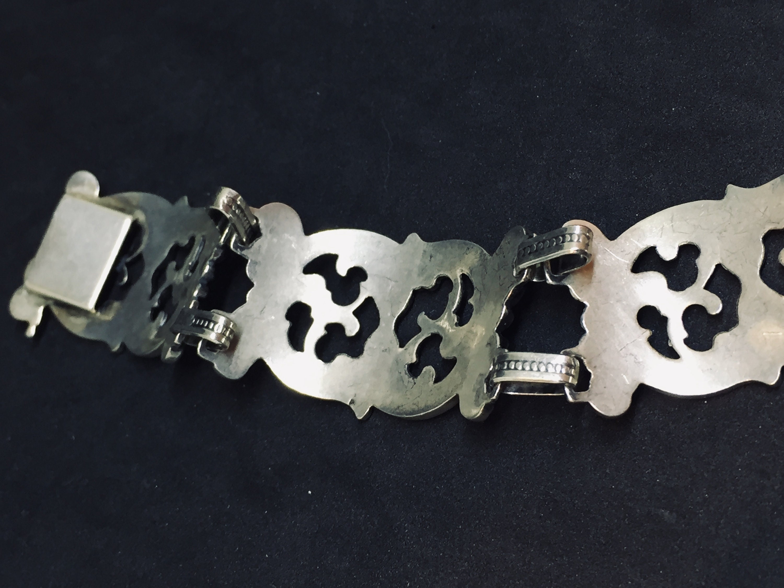 BAS Silver 925 60's Very Rare Mark Bracelet Perfect BAS Silver 925 60's Very Rare Mark Bracelet Perfect