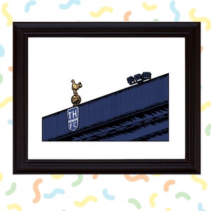 Tottenham Hotspur Kunstwerk White Hart Lane oud