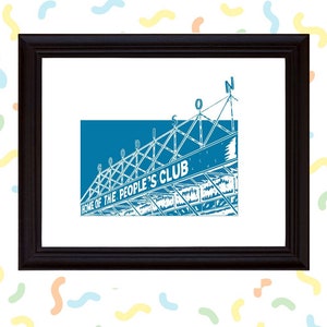 Goodison Park Everton impresión artística