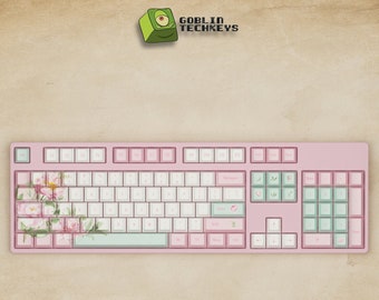 Alpha 108 | 100% Peony Mechanical Keyboard | Wireless Connection | RGB | Custom Keyboard | Hot-Swappable | For MAC & Win